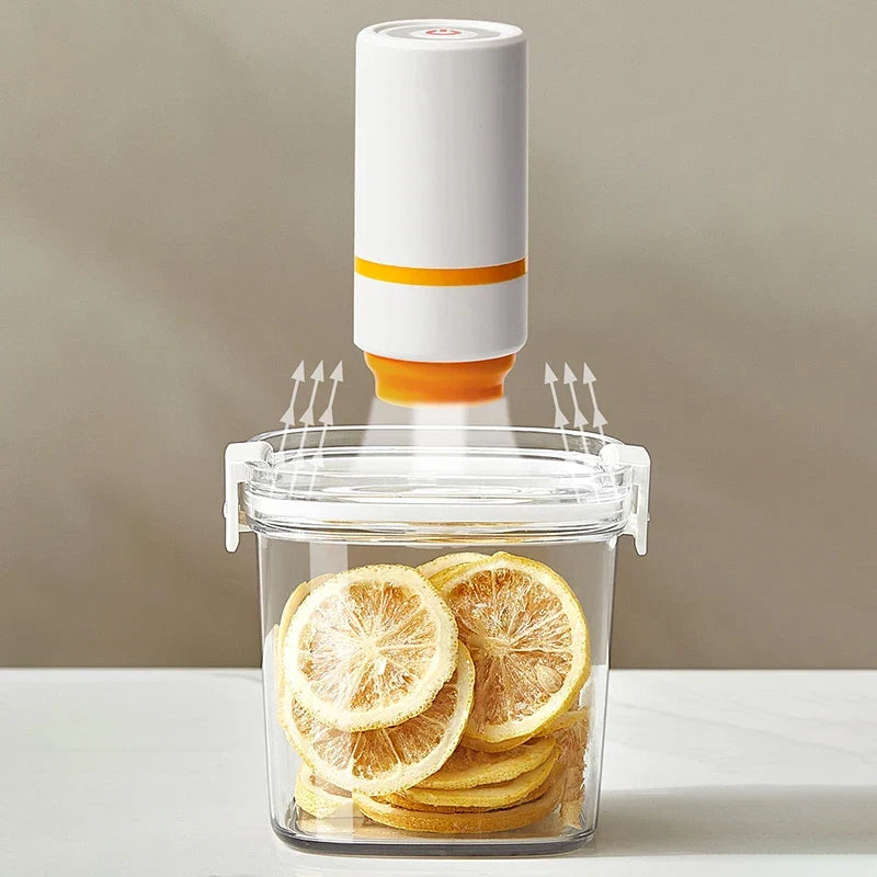 Vacuum Sealed Food Storage Container Airtight Moisture Proof Electric