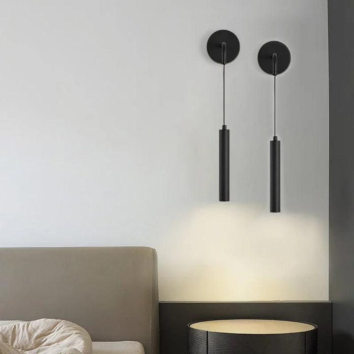 Modern Aluminium LED Wall Light – Minimalist Bedside Reading Sconce |