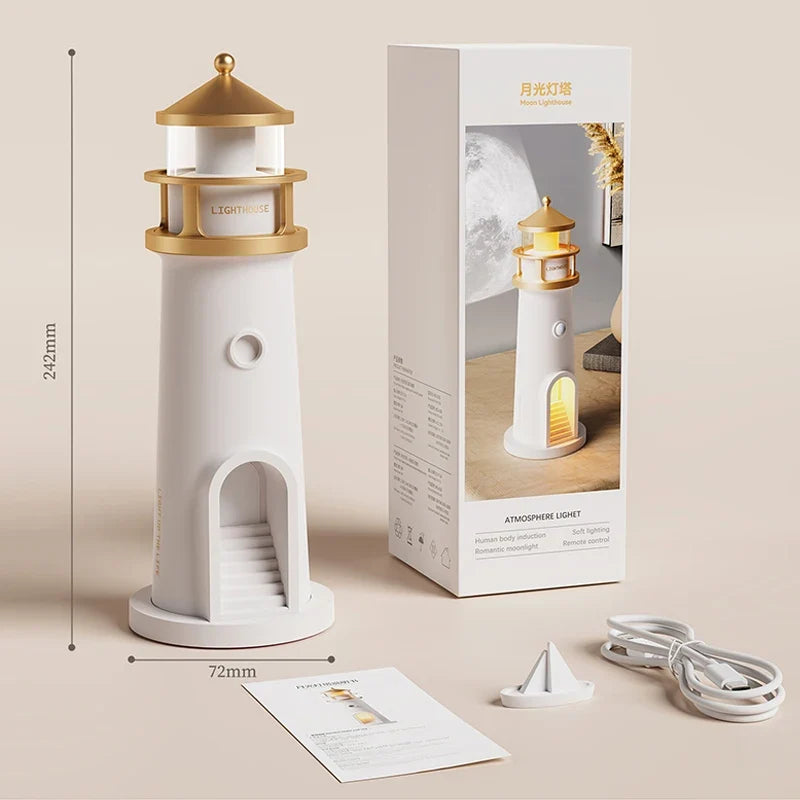 Moon lamp night light with Bluetooth speaker, remote control, motion