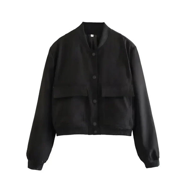 Women's Casual Front-Pocket Jacket