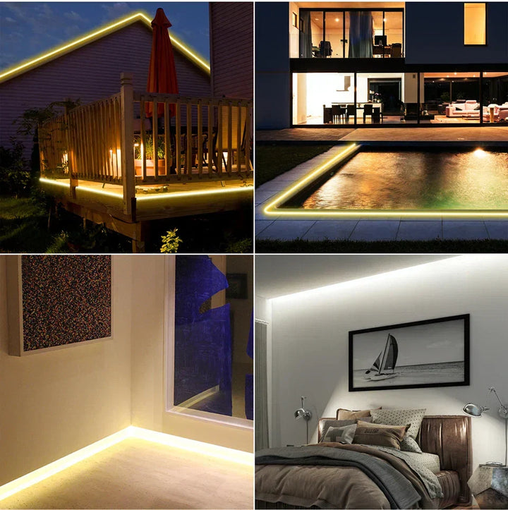 NeoGlow COB LED Neon Light Strip – Waterproof Flexible Lighting for