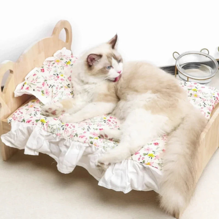Wooden Dog Bed | Handmade Semi-Enclosed Indoor Kennel