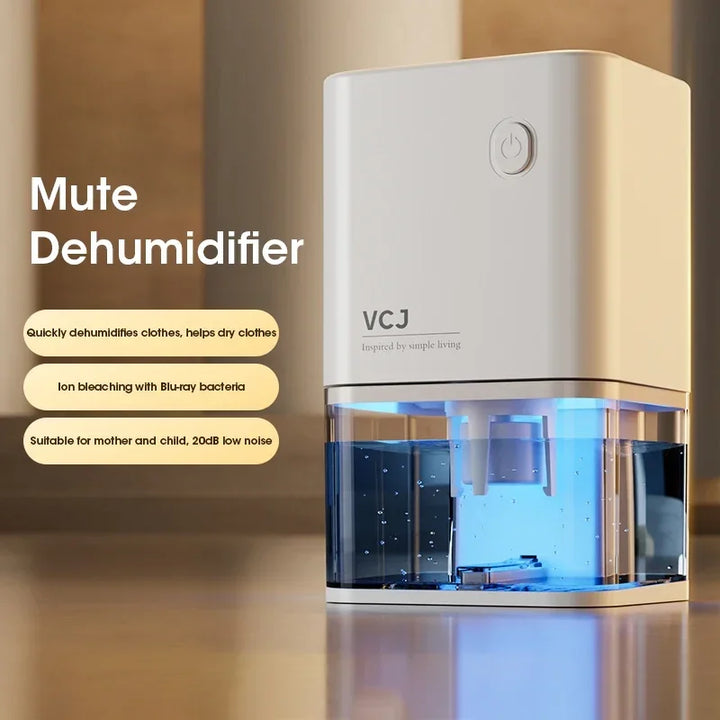 500ml silent compact dehumidifier for small rooms - view 2