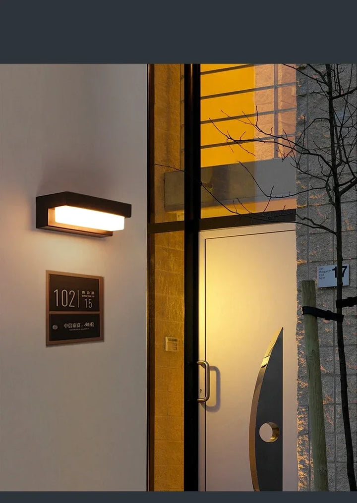 Outdoor Solar LED Wall Light – Waterproof Garden Wall Lamp | IP65