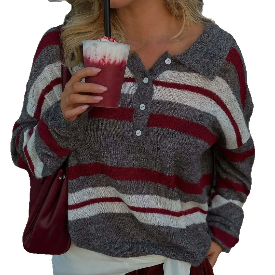 Women's Cashmere-Blend Roll-Neck Winter Jumper