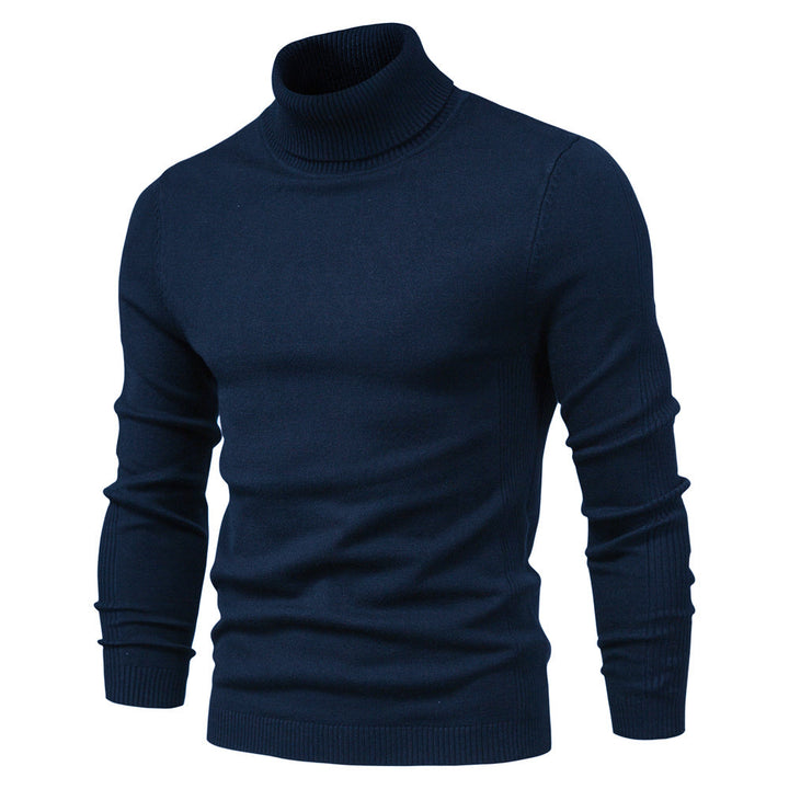 Men's Stylish Slim Fit Roll-Neck Jumper