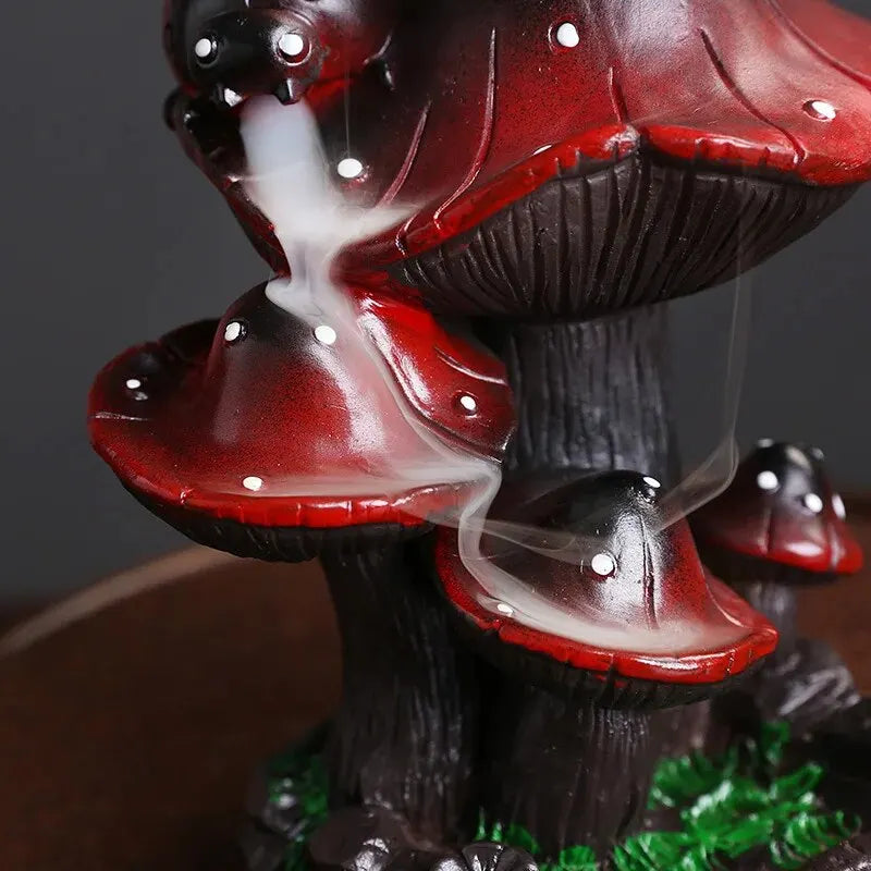 Whimsical Mushroom Incense Burner – Decorative Aroma Holder