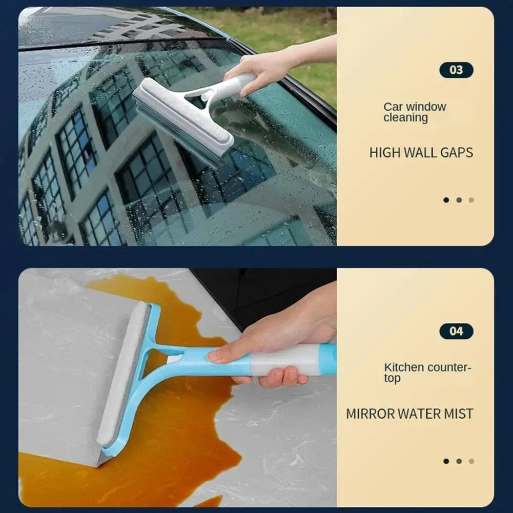 Household Multifunctional Glass Wiper With Watering Can Glass