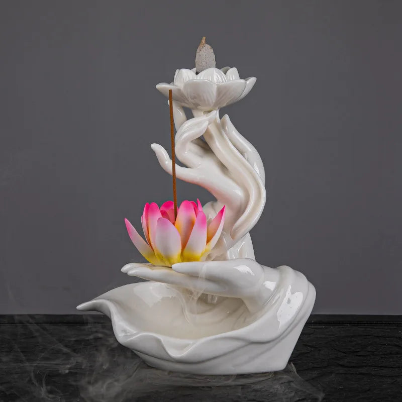 Serene Lotus Glow Incense Diffuser