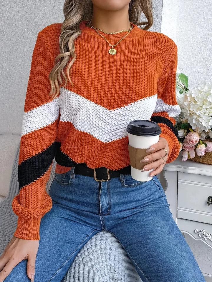 Women's Cashmere-Blend Winter Jumper with Roll-Neck