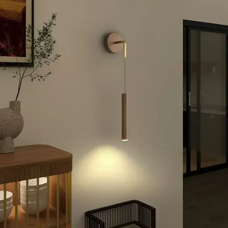 Modern Aluminium LED Wall Light – Minimalist Bedside Reading Sconce |