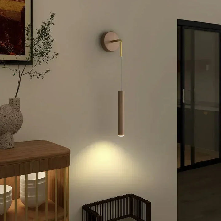 Modern Aluminium LED Wall Light – Minimalist Bedside Reading Sconce |