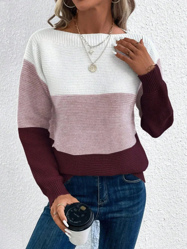 Women's Cashmere-Blend Winter Roll-Neck Top