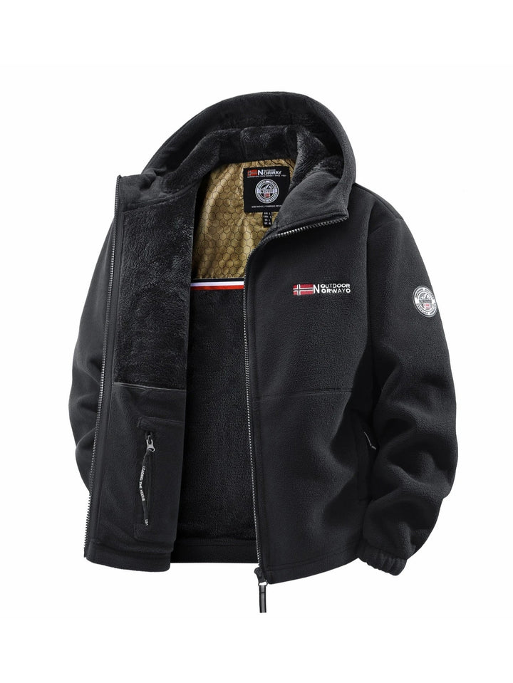 Men's Lined Hooded Coat, image 3