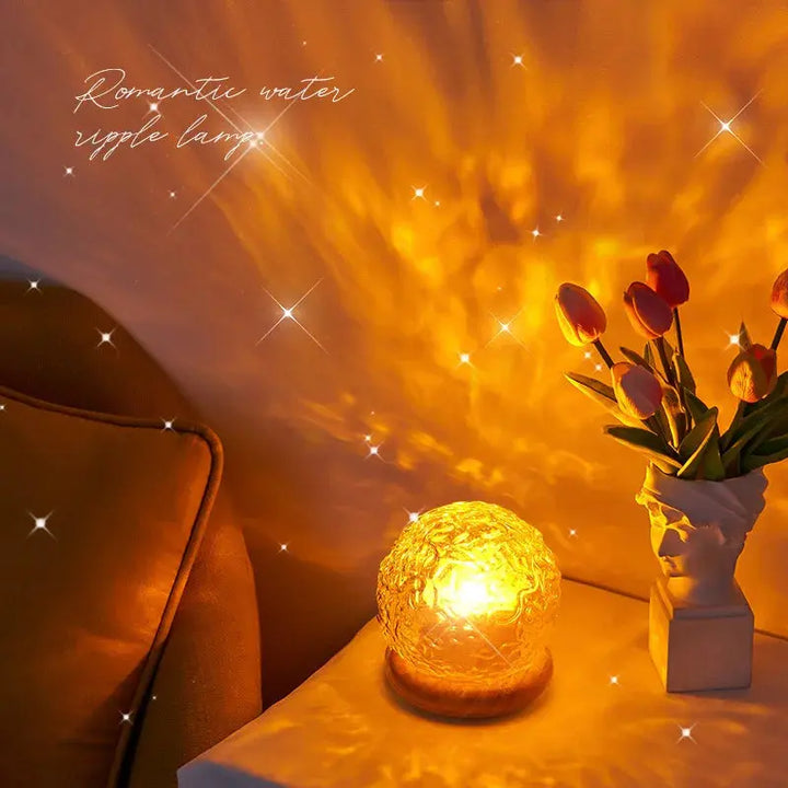 LumiAqua – Relaxing Water Wave Projector Lamp