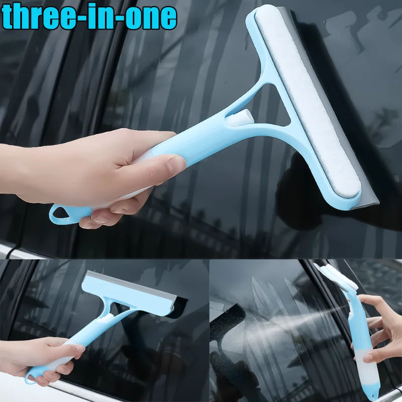 Household Multifunctional Glass Wiper With Watering Can Glass