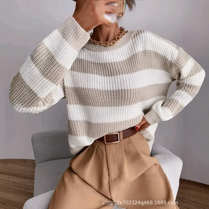 Women's Cashmere-Blend Knitted Roll-Neck