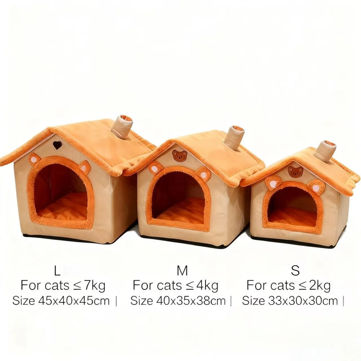 Cabin style pet bed for small dogs and cats - view 6