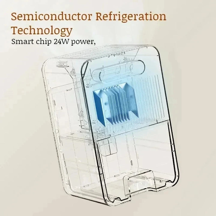 Smart dehumidifier with deodorising filter for damp control - view 3