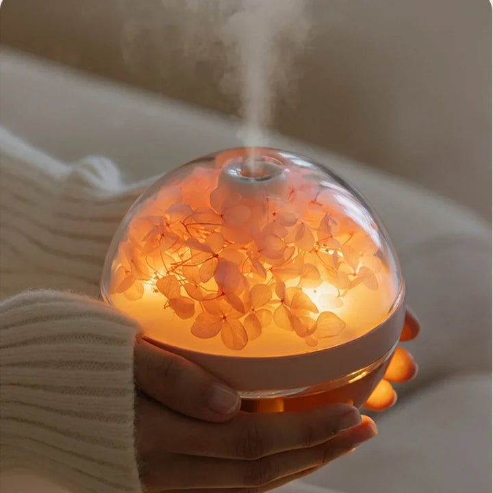 Colour changing mist maker humidifier with night light - view 2