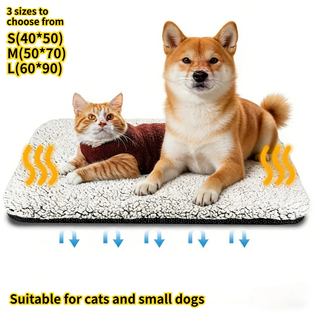 Self-heating thermal pet mat for cats and dogs - view 2