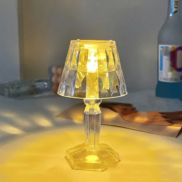 Crystal LED Table Lamp – Colour Changing Touch Night Light |