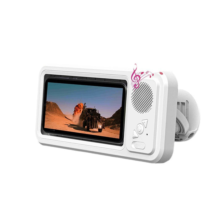 Shower Phone Holder with Bluetooth Speaker | Waterproof 360°