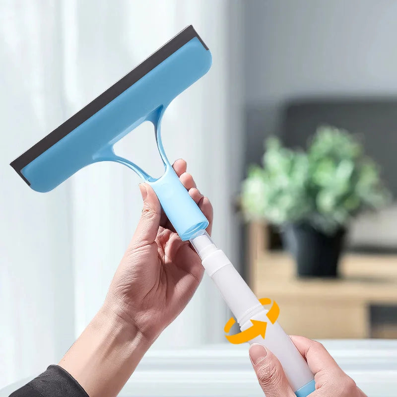 Household Multifunctional Glass Wiper With Watering Can Glass