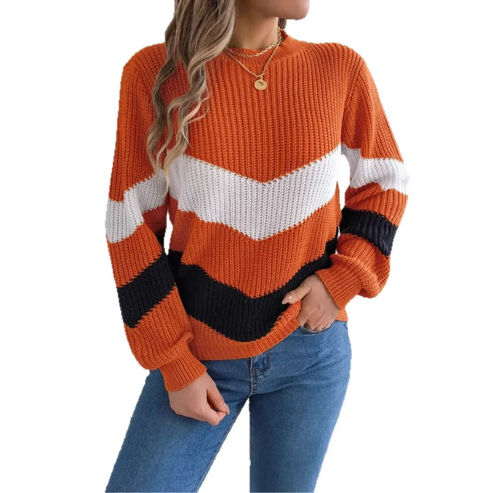Women's Cashmere-Blend Winter Jumper with Roll-Neck