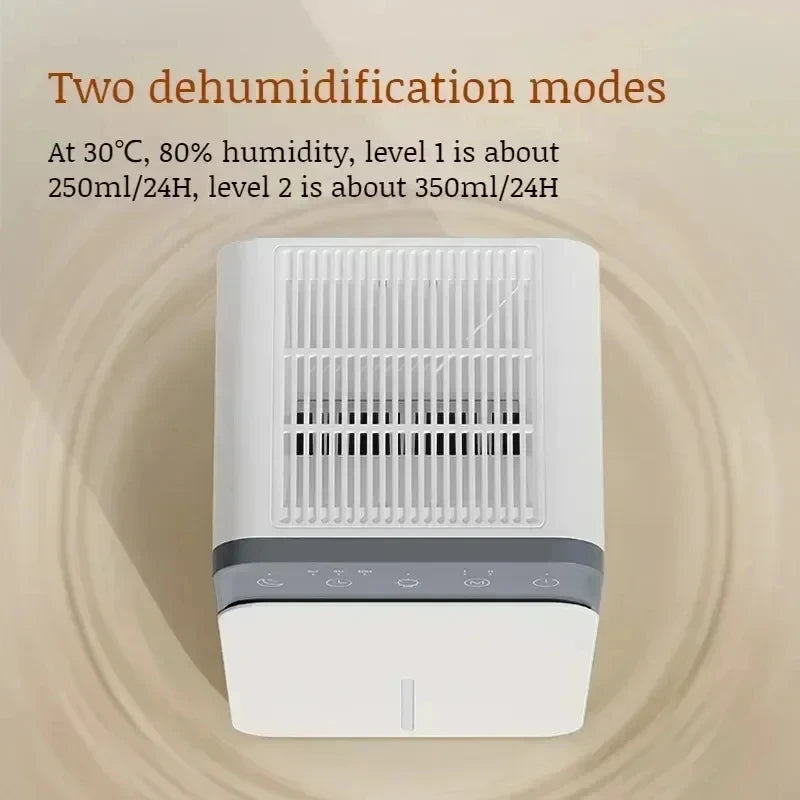 Smart dehumidifier with deodorising filter for damp control - view 2