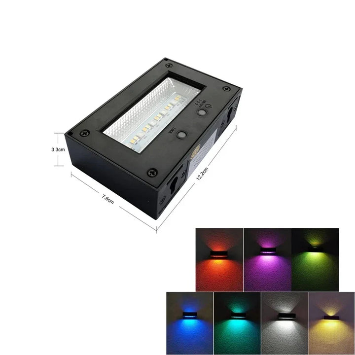 Outdoor Solar LED Wall Light – Waterproof Garden Wall Lamp | IP65