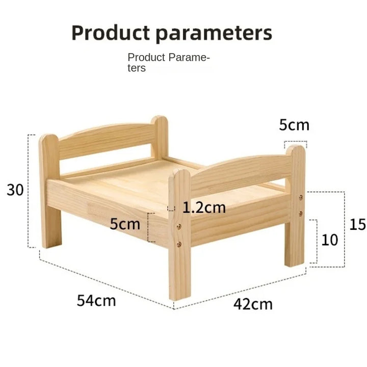 Wooden Dog Bed | Handmade Semi-Enclosed Indoor Kennel