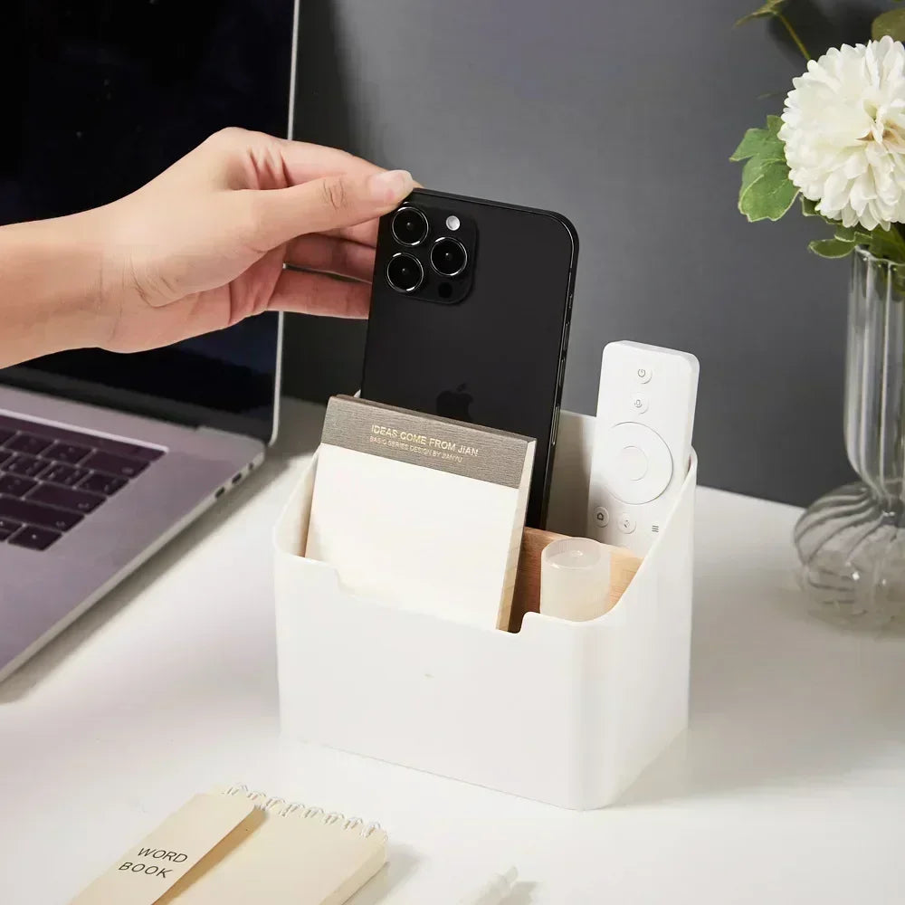Remote Control Organiser – Desktop Storage Box for Remotes