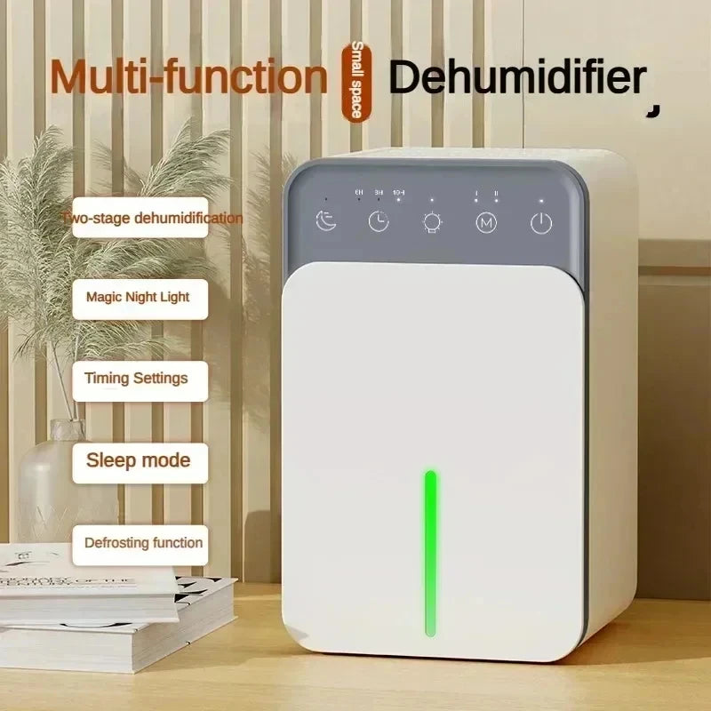 Smart dehumidifier with deodorising filter for damp control