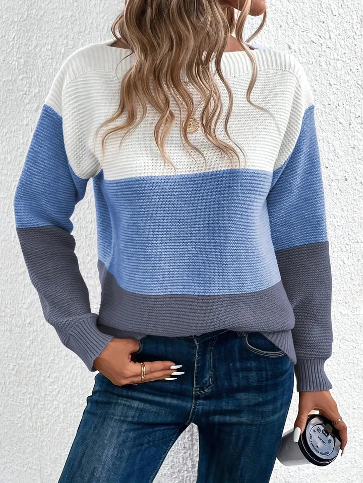 Women's Cashmere-Blend Winter Roll-Neck Top