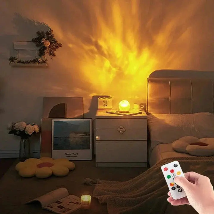 LumiAqua – Relaxing Water Wave Projector Lamp