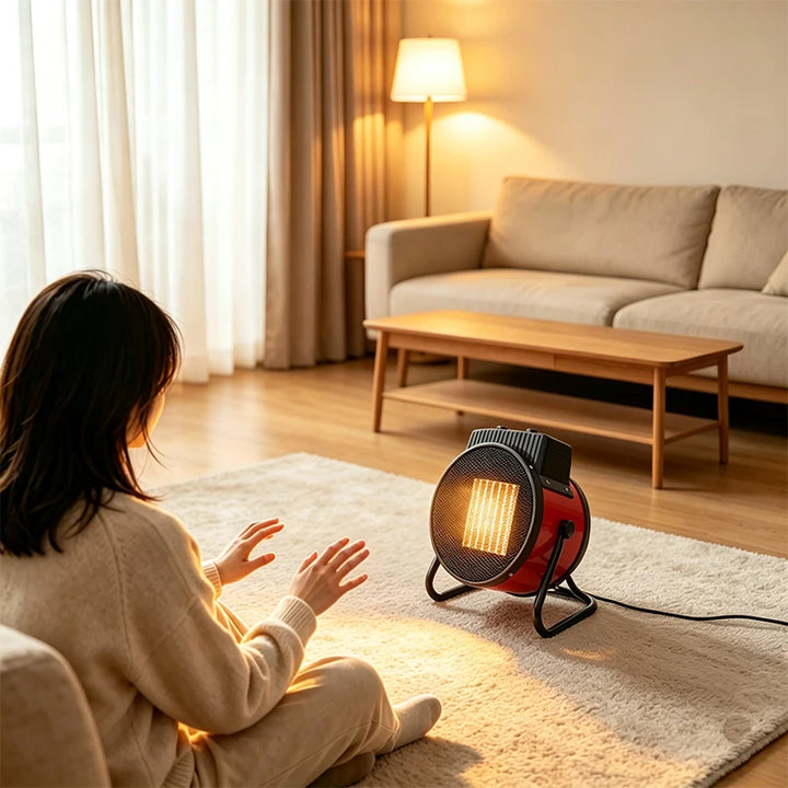 1500W industrial fan heater for garage and workshop
