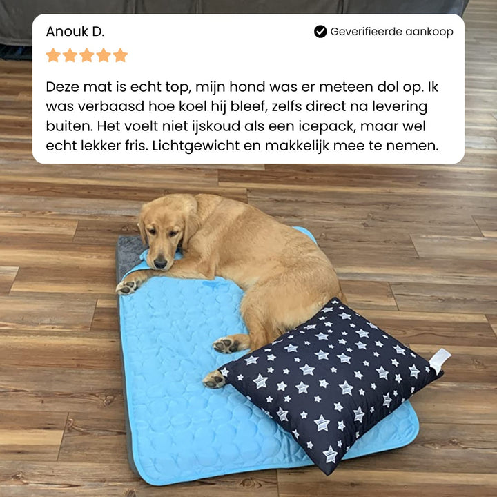 Self-Cooling Dog Mat | Non-Toxic Gel-Free Design for Portable Heat Relief 4