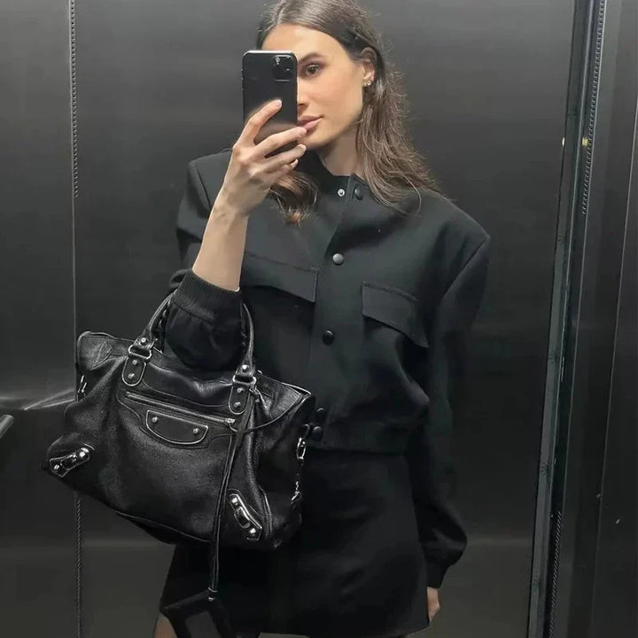 Women's Casual Front-Pocket Jacket