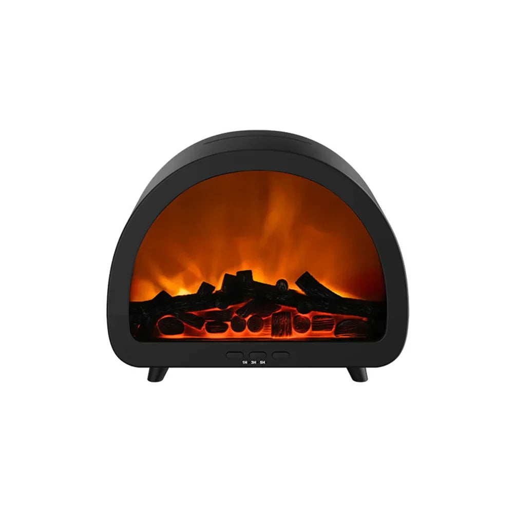 Flame effect aroma humidifier with cosy LED glow - view 5