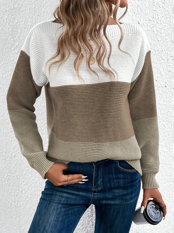 Women's Cashmere-Blend Winter Roll-Neck Top