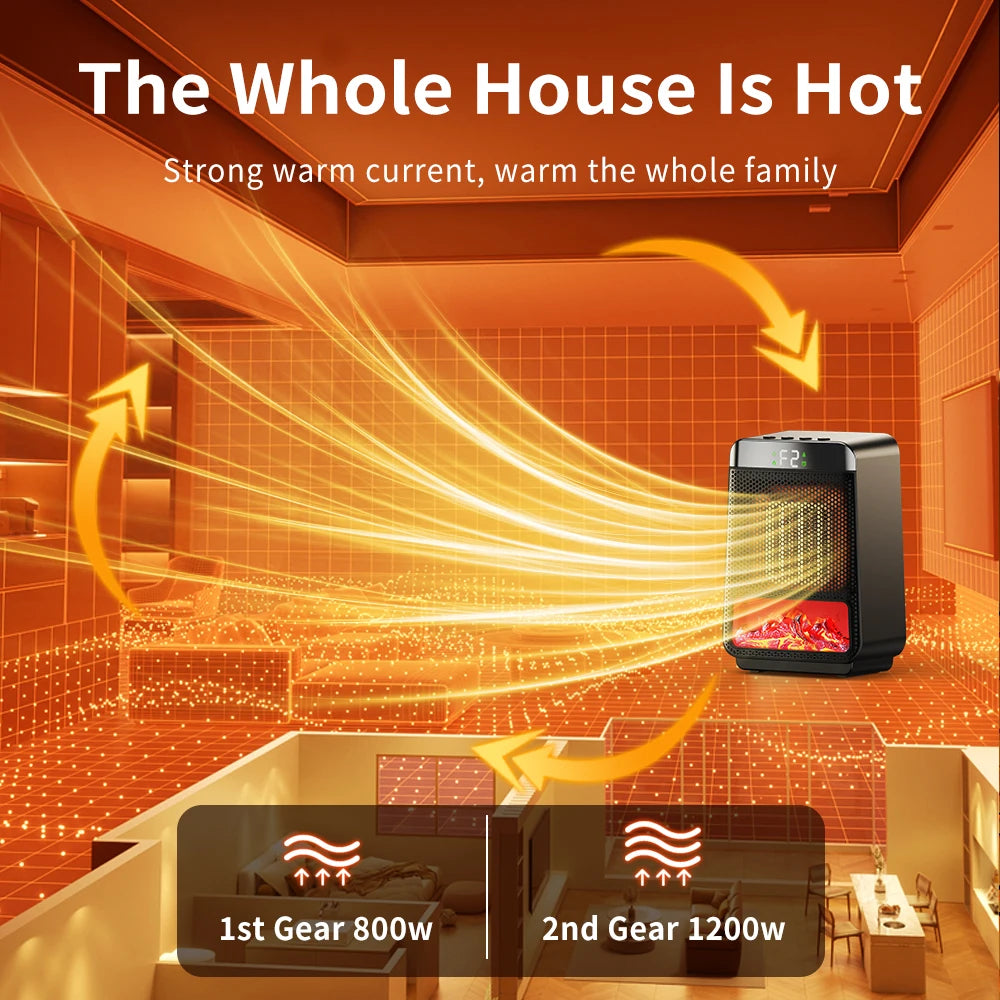 PTC ceramic desktop heater for office and study - view 7