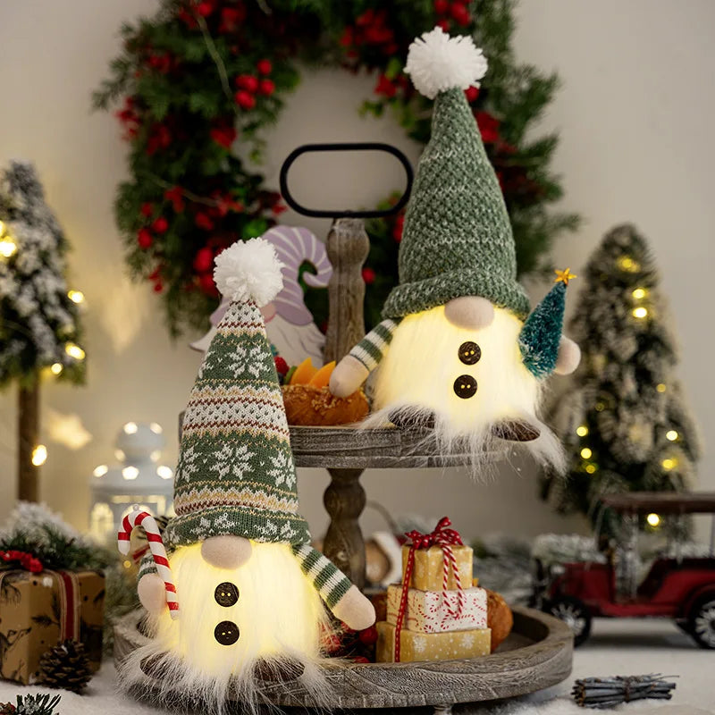 Skanto | Christmas Gnome Decoration | LED Night Light | Warm Glow