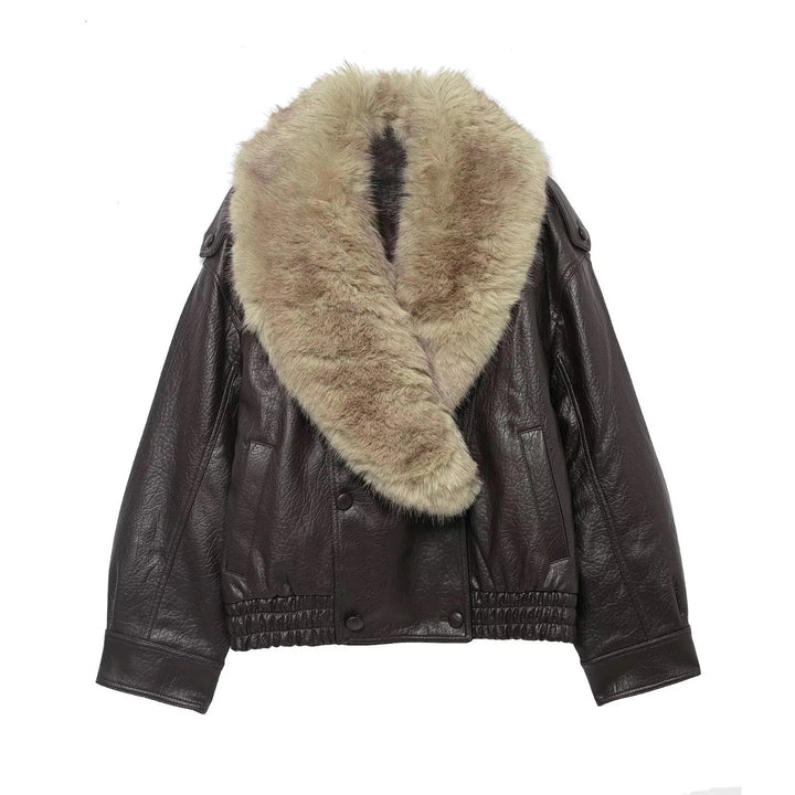 Women's Double-Breasted Oversized Coat for Cold Weather, image 5