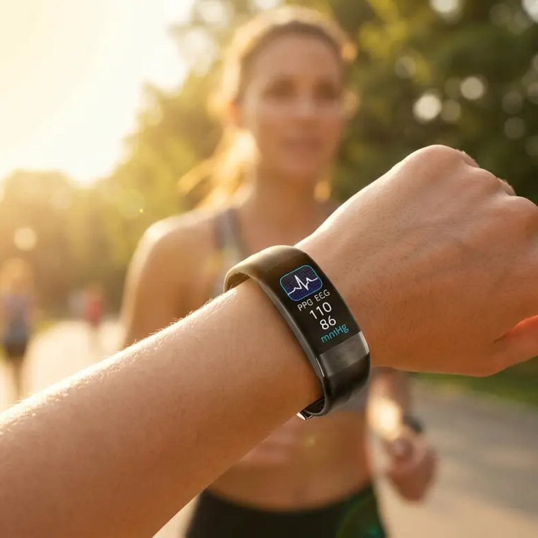 Smart Bracelet Blood Pressure Monitor EKG, Heart Rate, Oxygen Saturation & Sleep Tracker FDA Approved 4