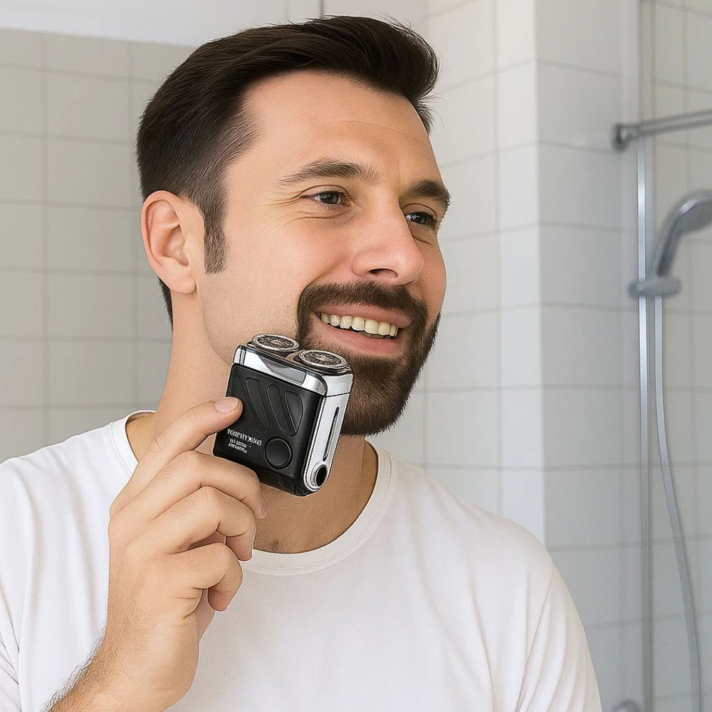 SmoothEdge | Rotary Electric Shaver – Dual-Ring Blades – Water-Resistant – Men's Grooming Bowlift 1