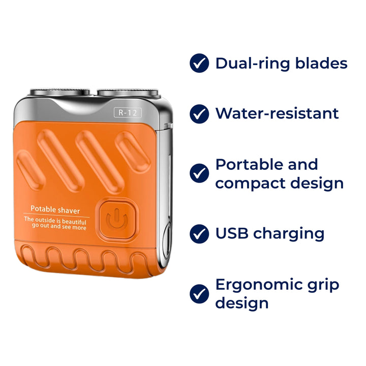 SmoothEdge | Rotary Electric Shaver – Dual-Ring Blades – Water-Resistant – Men's Grooming Bowlift 4