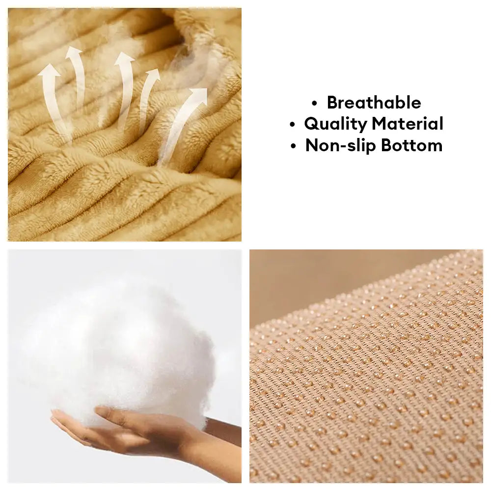 Soft Neck Support Washable Round Cat Bed Dog Bed 7