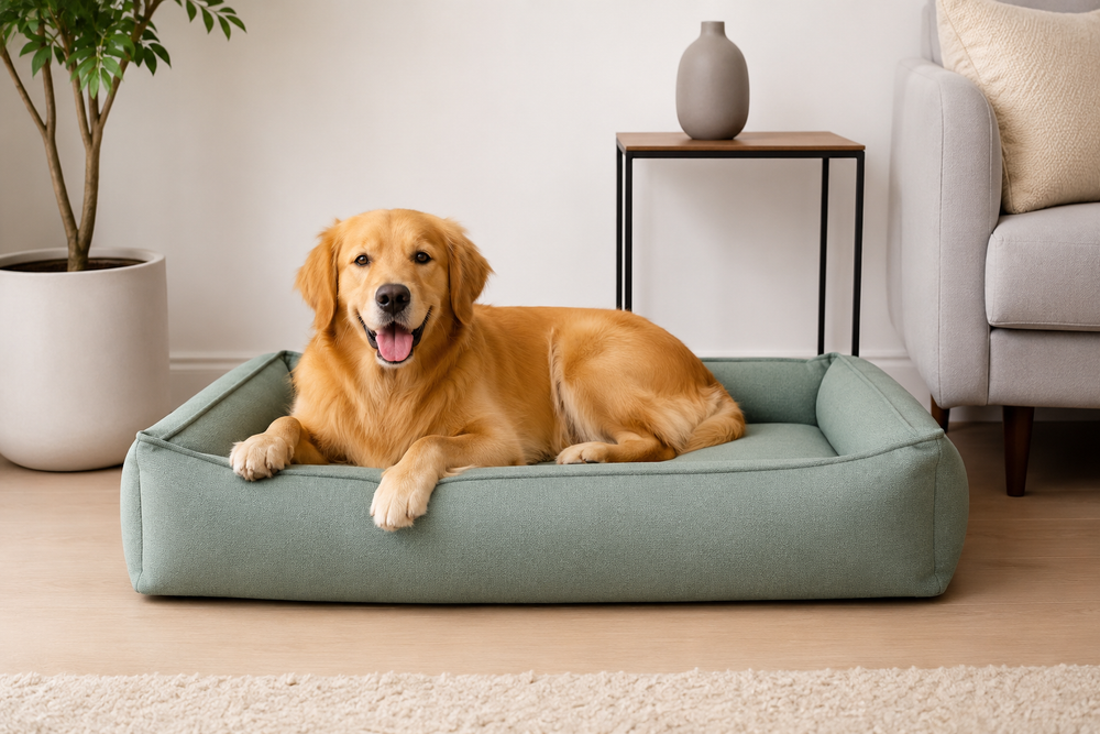 Spacious Dog Bed | Large Dog Bed with Hypoallergenic Foam Filling 1