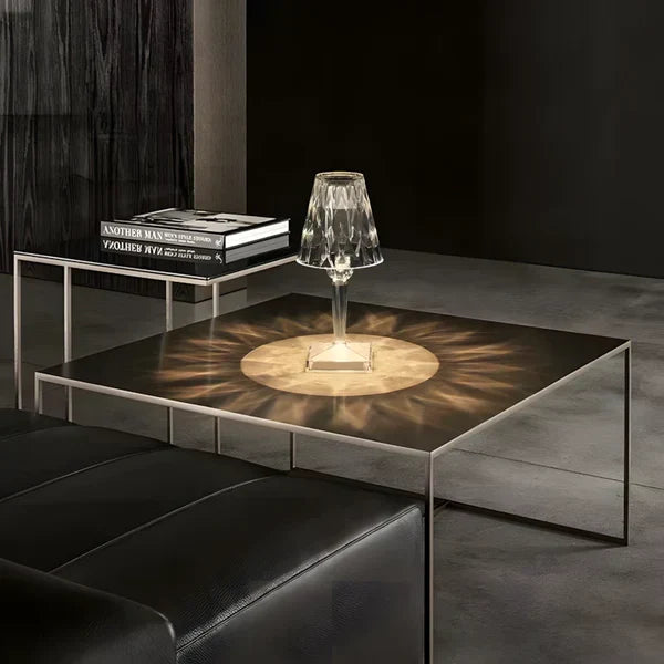 Sparkling Crystal Lamp | Touch-Sensitive Control, Rechargeable